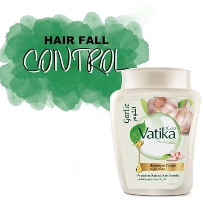 Vatika Naturals Garlic Hammam Cream (900g) | Promotes Natural Hair Growth | Prevents Dryness and Itchiness of Scalp | Complete Scalp and Hair Care - Image 2